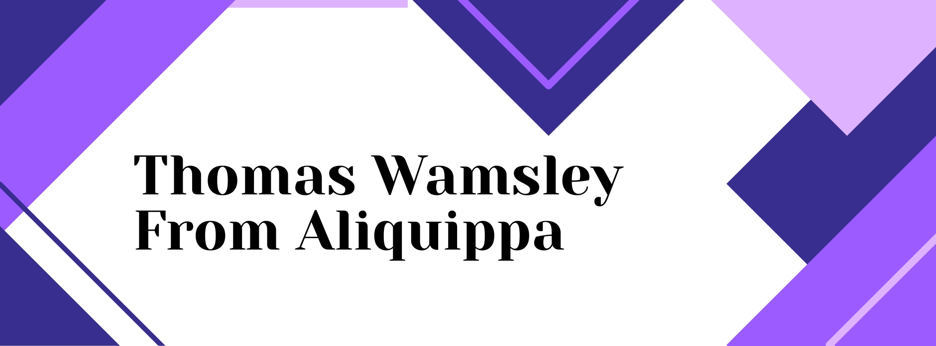 Thomas Wamsley, Aliquippa: A Life Led by Service, Strategy, and Heart
